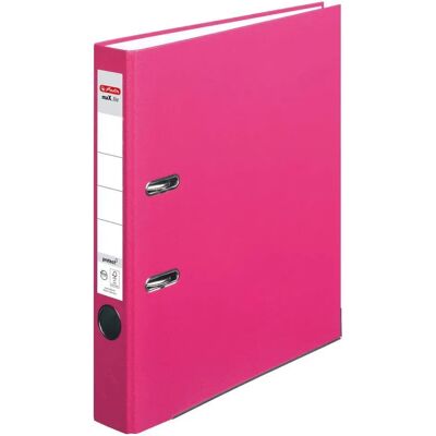 Herlitz Ordner PP A4 5cm FSC-Mix maXfile protect pink Herlitz Ordner PP A4 5cm FSC-Mix maXfile protect pink