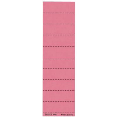 Leitz Blanko-Schildchen, rot, 100 Stück Leitz Blanko-Schildchen, rot, 100 Stück