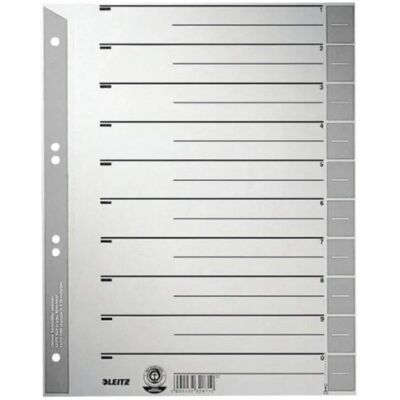 Leitz Trennblätter A4, grau, 100 Stück Leitz Trennblätter A4, grau, 100 Stück