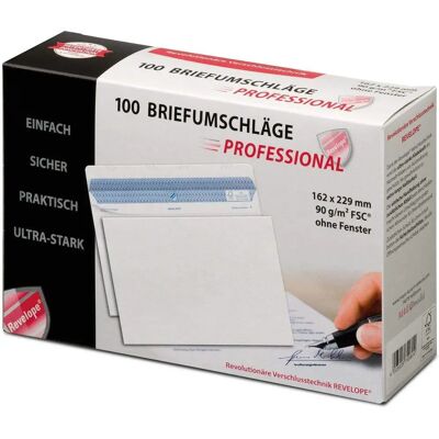 Mayer Kuvert Briefumschläge DIN C5+ (162 x 229 mm), weiß, 100 Stück Mayer Kuvert Briefumschläge DIN C5+ (162 x 229 mm), weiß, 100 Stück