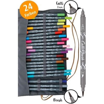 ONLINE Calli.Brush - Brush Pen Set mit 24 Farben ONLINE Calli.Brush - Brush Pen Set mit 24 Farben