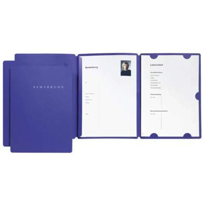 Pagna Bewerbungsmappe "Select" 3er Set blau Pagna Bewerbungsmappe "Select" 3er Set blau