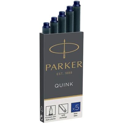 Parker Tintenpatronen Parker blau, 5 Stück Parker Tintenpatronen Parker blau, 5 Stück