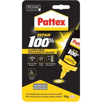 Pattex 100 % Kleber, 50 g, Blisterkarte Pattex 100 % Kleber, 50 g, Blisterkarte
