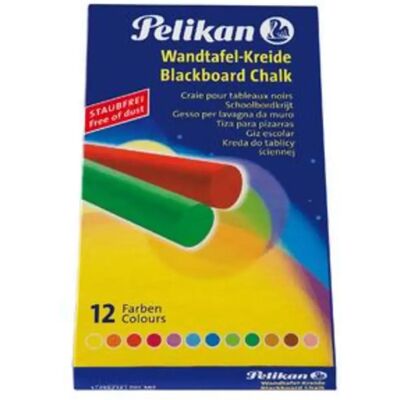 Pelikan Wandtafelkreide verschiedene Farben Schachtel mit 12 Stück Pelikan Wandtafelkreide verschiedene Farben Schachtel mit 12 Stück