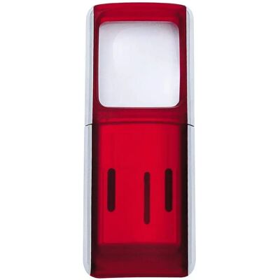 WEDO® 2717502 Rechtecklupe mit LED-Licht, inkl. Batterie WEDO® 2717502 Rechtecklupe mit LED-Licht, inkl. Batterie