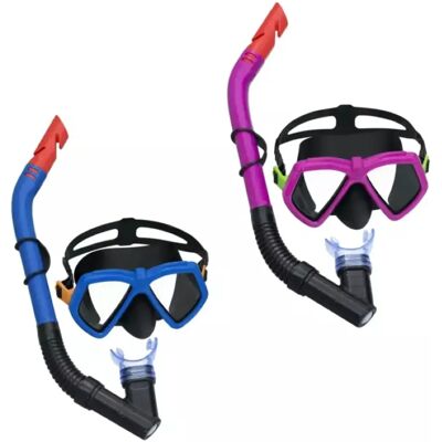 Bestway Schnorchel-Set Dominator blau oder lila, 1 Stück, 2-fach sortiert Bestway Schnorchel-Set Dominator blau oder lila, 1 Stück, 2-fach sortiert