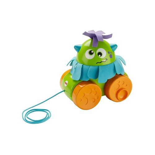 FISHER-PRICE Wirbel-Monster, Baby-Spielzeug, Nachzieh-Spielzeug, Nachziehtier