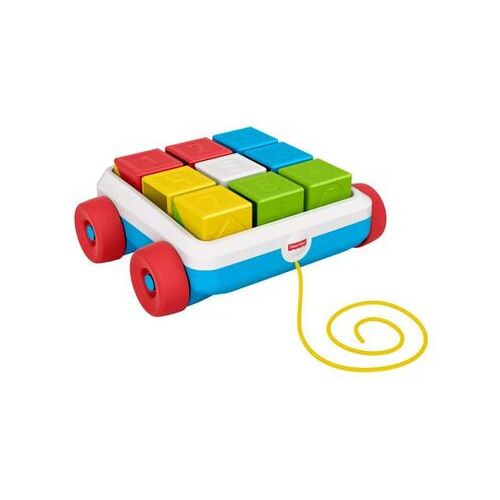 FISHER-PRICE Bausteinwagen, Baby-Spielzeug, Steckspiel, Bausteine, Sortierspiel