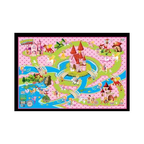 SIVA Spielteppich Prinzessin 150x100 cm