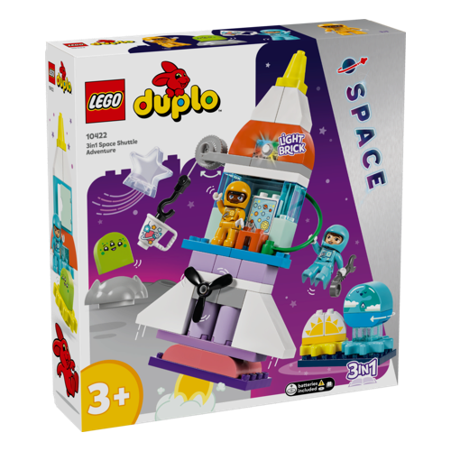 LEGO® DUPLO® 3-in-1-Spaceshuttle für viele Abenteuer