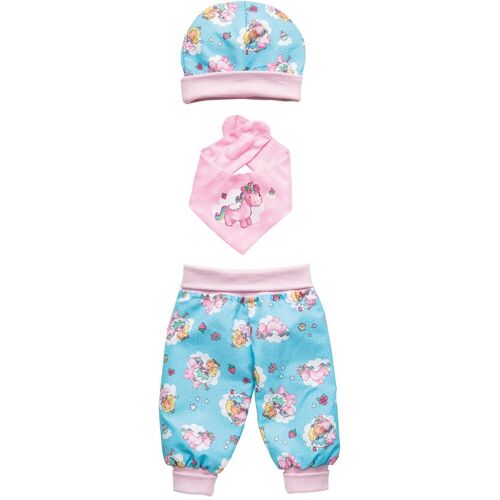 HELESS Puppen-Baby-Outfit "Einhorn Emil & Fee Emma", 3-teilig, Gr. 28-35 cm