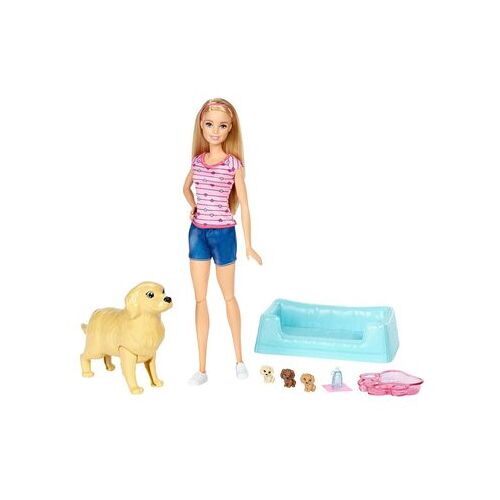 Barbie Hundemama Puppe & Welpen Spielset