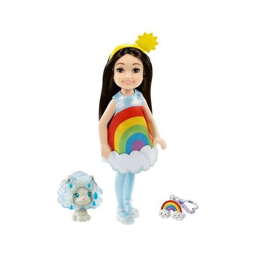 Barbie Chelsea Puppe im Regenbogen-Kostüm