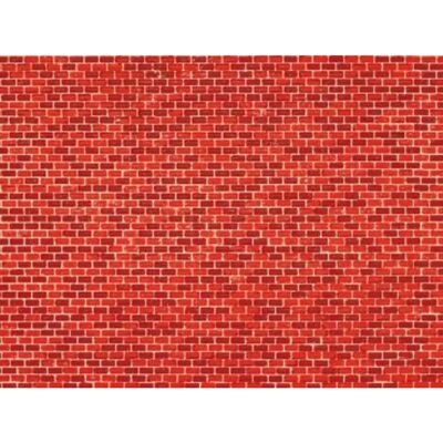 Auhagen Dekorpappen Ziegelmauer rot Auhagen Dekorpappen Ziegelmauer rot