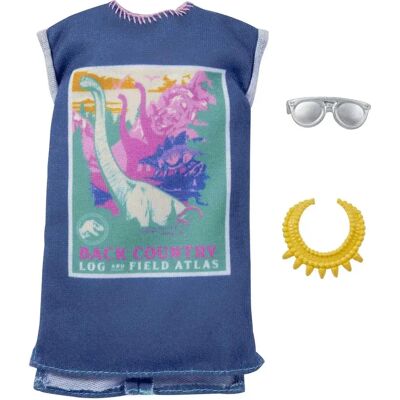 Barbie Moden Sortiment mit Puppenkleidern, 1 Outfit & Zubehörteile, 1 Set, 8-fach sortiert Barbie Moden Sortiment mit Puppenkleidern, 1 Outfit & Zubehörteile, 1 Set, 8-fach sortiert