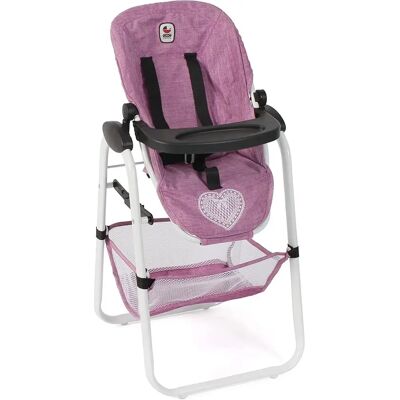 Bayer Chic 2000 Puppen-Hochstuhl, Jeans pink Bayer Chic 2000 Puppen-Hochstuhl, Jeans pink