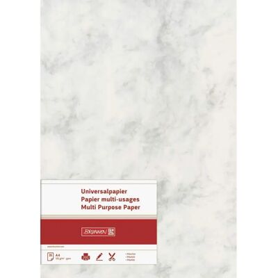 BRUNNEN Briefbogen Marmor, grau, 120g/m², A4, 35 Bogen BRUNNEN Briefbogen Marmor, grau, 120g/m², A4, 35 Bogen