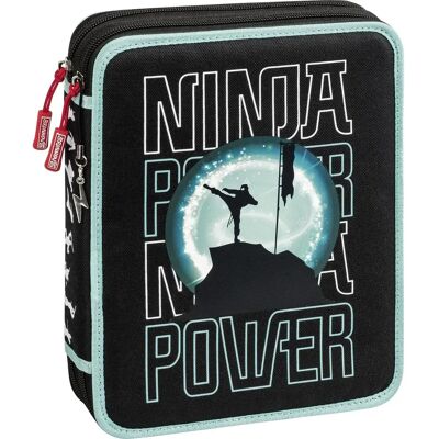 BRUNNEN Federmäppchen XXL Ninja Power, gefüllt BRUNNEN Federmäppchen XXL Ninja Power, gefüllt