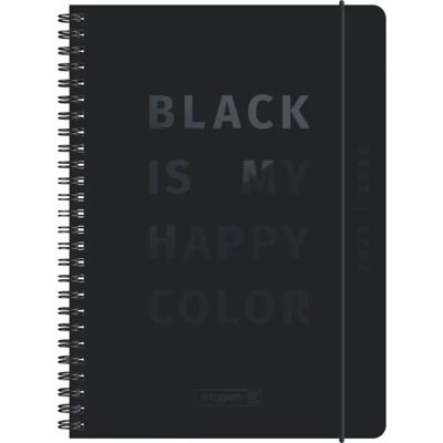 BRUNNEN Schülerkalender Black A5 Kalenderjahr 2025 / 2026 BRUNNEN Schülerkalender Black A5 Kalenderjahr 2025 / 2026