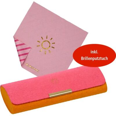 Die Spiegelburg Brillenetui mit Putztuch - Sonne Die Spiegelburg Brillenetui mit Putztuch - Sonne