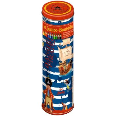 Die Spiegelburg Buntstift-Dose Capt'n Sharky (10 Jumbo-Buntstifte) Die Spiegelburg Buntstift-Dose Capt'n Sharky (10 Jumbo-Buntstifte)