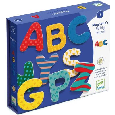 Djeco Holz Magnete: 38 big letters Djeco Holz Magnete: 38 big letters
