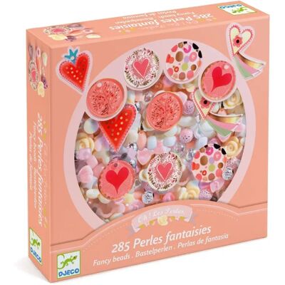 Djeco Perlen-Set - Herz-Thema Schmuck Bastelset für Kinder Djeco Perlen-Set - Herz-Thema Schmuck Bastelset für Kinder