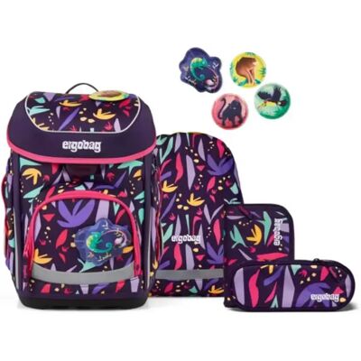 ergobag cubo Set Schulranzen-Set AmBärzonas Rosa Lila Gelb 5-teilig 19 Liter ergobag cubo Set Schulranzen-Set AmBärzonas Rosa Lila Gelb 5-teilig 19 Liter