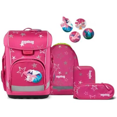 ergobag cubo light Schulranzen-Set SternzauBär Rosa 5-teilig 19 Liter ergobag cubo light Schulranzen-Set SternzauBär Rosa 5-teilig 19 Liter