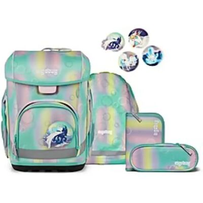 ergobag Cubo Light Schulranzen-Set ZauBärwelt, 5-teilig Rosa Türkis 19 Liter ergobag Cubo Light Schulranzen-Set ZauBärwelt, 5-teilig Rosa Türkis 19 Liter