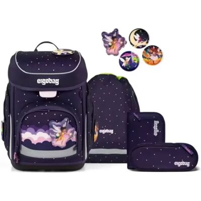 ergobag cubo Set Schulranzen-Set SternguckBär Rosa Lila 5-teilig 19 Liter ergobag cubo Set Schulranzen-Set SternguckBär Rosa Lila 5-teilig 19 Liter