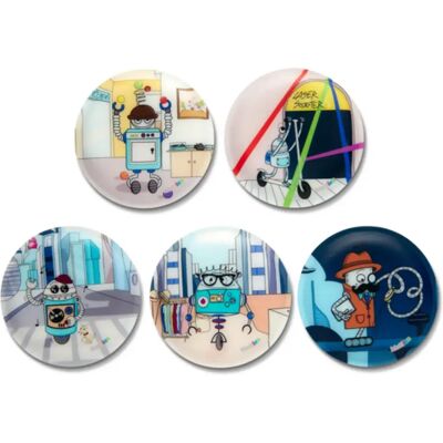 ergobag Kletties-Set Roboter, 5-teilig ergobag Kletties-Set Roboter, 5-teilig