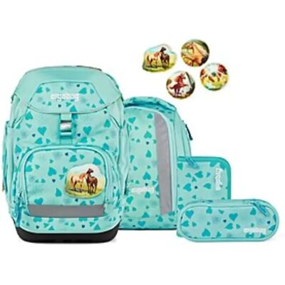 ergobag Pack Set Schulranzen-Set ReitBärtraum, 6-teilig Blau Türkis 20 Liter ergobag Pack Set Schulranzen-Set ReitBärtraum, 6-teilig Blau Türkis 20 Liter