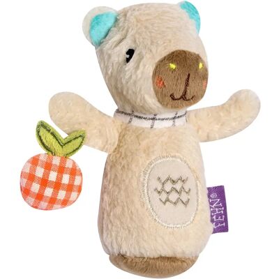 Fehn Mini-Rassel Capybara Clara Beige Braun 10 cm Fehn Mini-Rassel Capybara Clara Beige Braun 10 cm