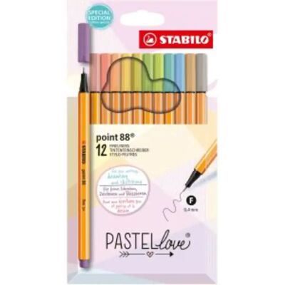 STABILO Point 88 Fineliner - 12 Stück STABILO Point 88 Fineliner - 12 Stück
