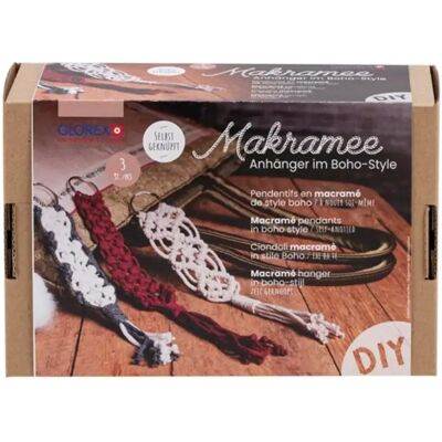 Glorex Bastelset Makramee Anhänger Boho-Style Glorex Bastelset Makramee Anhänger Boho-Style