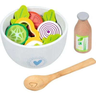 GOKI 51446 Salat Set Vitalbowl, Holz und Filz, 24 Teile GOKI 51446 Salat Set Vitalbowl, Holz und Filz, 24 Teile