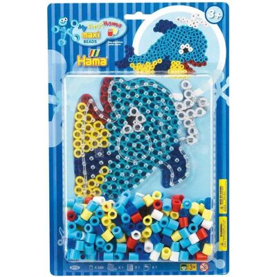 Hama Bügelperlen HAMA 8932 Bügelperlen Wal Maxi Perlen Hama Bügelperlen HAMA 8932 Bügelperlen Wal Maxi Perlen