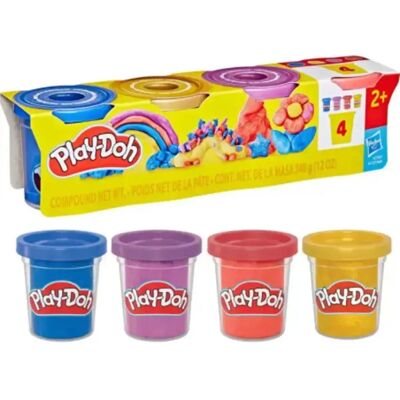 Play-Doh Metallic Knete 4er-Pack - Play-Doh Play-Doh Metallic Knete 4er-Pack - Play-Doh