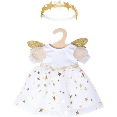 HELESS 1152 Puppen-Kleid Schutzengel mit Sternen-Haarband, Gr. 28-35 cm HELESS 1152 Puppen-Kleid Schutzengel mit Sternen-Haarband, Gr. 28-35 cm