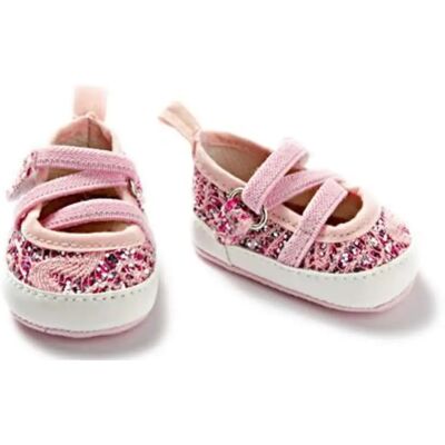 Heless Ballerinas - Pink, Blau, Silber - Puppenschuhe Heless Ballerinas - Pink, Blau, Silber - Puppenschuhe
