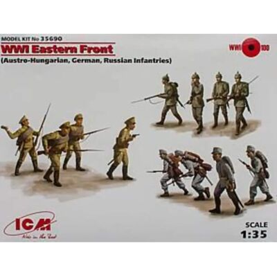 ICM 1/35 WWI Ostfront, 12 Figuren ICM 1/35 WWI Ostfront, 12 Figuren