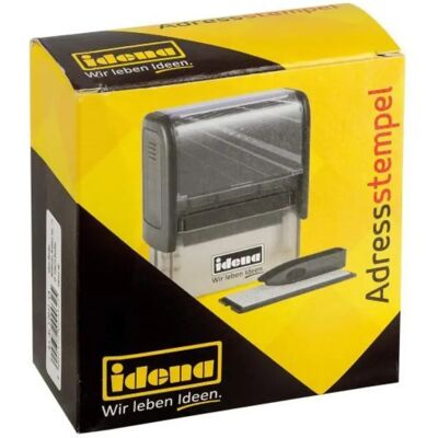 Idena Adressstempel 4 Zeilen Idena Adressstempel 4 Zeilen