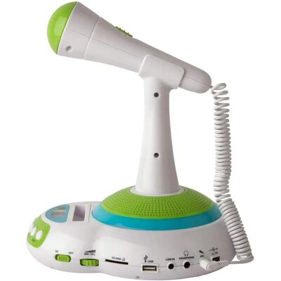 Idena Karaoke Star weiß, tragbare Karaokestation Idena Karaoke Star weiß, tragbare Karaokestation