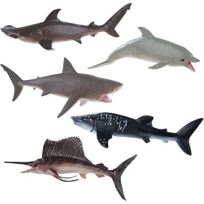 Idena Meerestiere-Spielset 5 Figuren für Ozean- und Unterwasserwelt-Fans Idena Meerestiere-Spielset 5 Figuren für Ozean- und Unterwasserwelt-Fans