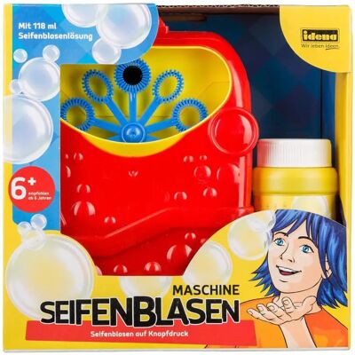 Idena Seifenblasen-Maschine, inkl. 118 ml Seifenblasenlösung, batteriebetrieben, rot Idena Seifenblasen-Maschine, inkl. 118 ml Seifenblasenlösung, batteriebetrieben, rot
