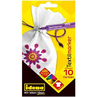 Idena Textilfärger - 61044 - Flerfärgad för Lätta Tyger Idena Textilfärger - 61044 - Flerfärgad för Lätta Tyger