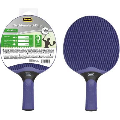 Idena Tischtennisschläger Outdoor blau Idena Tischtennisschläger Outdoor blau