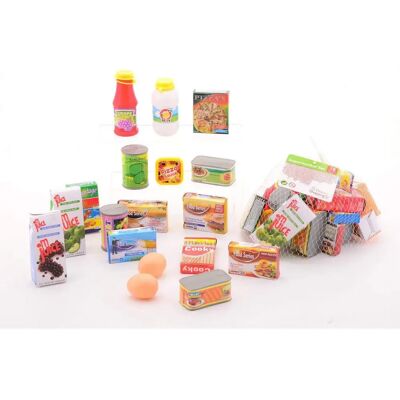 Johntoy Supermarkt Zubehör - 18-teilig Spielset Johntoy Supermarkt Zubehör - 18-teilig Spielset